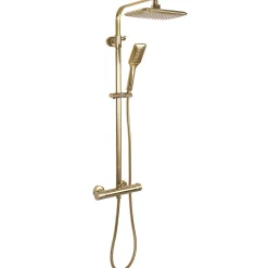 Kit De Douche Rea Tom Thermostat Brush Gold 8X27,5X120Cm