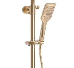 Kit De Douche Rea Tom Thermostat Gold 7X27,5X120Cm