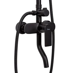 Kit De Douche Rea Verso Black 45,5X22X143,5Cm