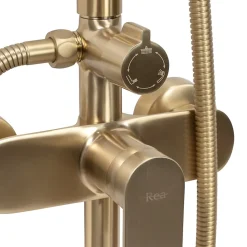 Kit De Douche Rea Verso Brush Gold 45,5X22X143,5Cm