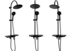 Kit De Douche Rea Vigo Black 51,5X40X99Cm