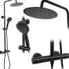 Kit De Douche Rea Vincent Thermostat Black 35X27X123,5Cm