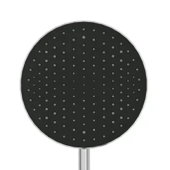 Kit de douche sans robinetterie avec pomme de tête, douchette et barre chrome GoodHome Maza