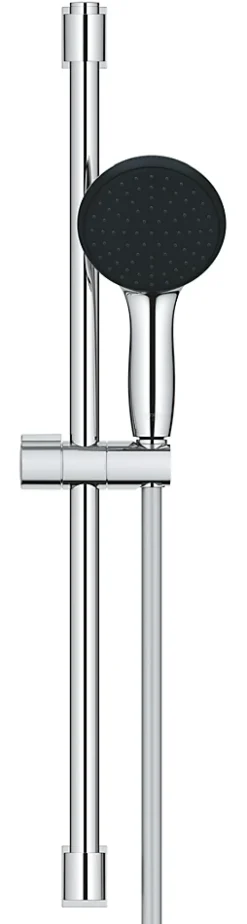 Kit de douche sans robinetterie avec douchette 1 jet + flexible + barre chrome, Grohe Vitalio Start 110
