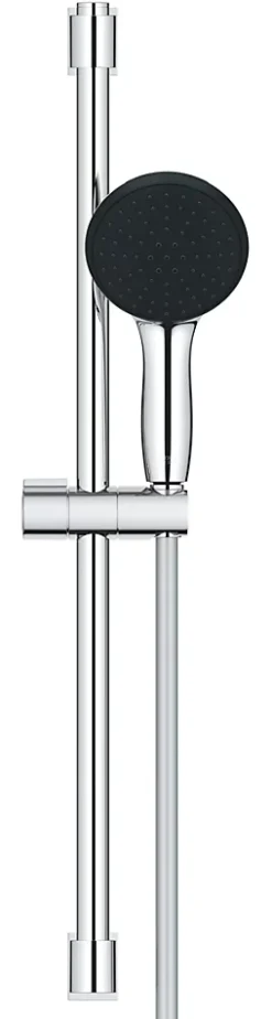 Kit de douche sans robinetterie avec douchette + flexible + barre chrome, Grohe Vitalio Start
