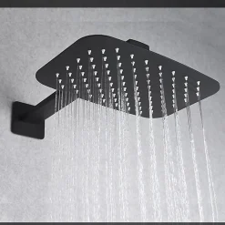 Kit de douche thermostatique encastre HIDRA noir mat