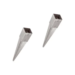 Kit étendoir à linge extérieur bois Séville + 2 supports poteaux à enfoncer
