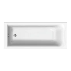 KOLO by Geberit Rekord 160 x 70 cm Baignoire droite avec pieds en acrylique, blanc (XWP1660000)