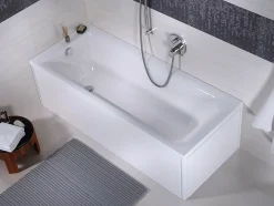 KOLO by Geberit Rekord 170 x 70 cm Baignoire droite avec pieds en acrylique, blanc (XWP1670000)