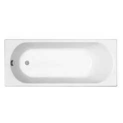 KOLO by Geberit 170x70 cm Ensemble baignoire Opal Plus universelle + Pare baignoire pivotant chrome + pieds (XWP1270000-SETP)