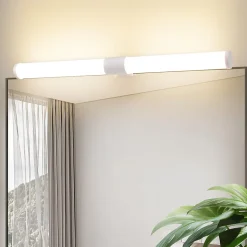 Lampe de miroir de salle de bain NETTLIFE LED 40 cm 6 W IP44 4 000 K