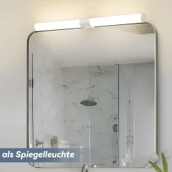 Lampe de miroir de salle de bain NETTLIFE LED 40 cm 6 W IP44 4 000 K