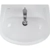 Lavabo 55cm Aveiro céramique traditionnelle SANINDUSA Cetus blanc