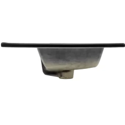 Lavabo en ceramique noir mat vasque encastrer pour salle de bain 615x470x175 mm