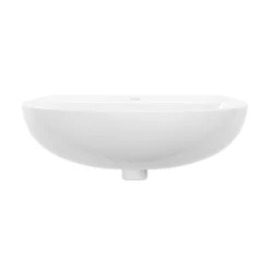 Lavabo en céramique blanc brillant l.55,5 x H.19,1 x P.47,2 cm Tasi GoodHome