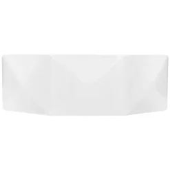 Lavabo en céramique pour salle de bain lavabo en forme de diamant 42x13,5 cm