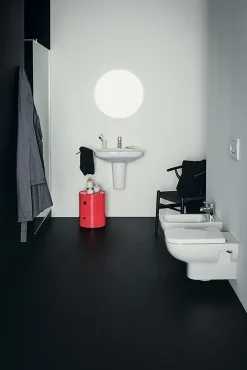 Lavabo en porcelaine vitrifiée blanche l.60 x H.18 x P.48 cm, Ideal Standard