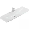 Lavabo mural céramique traditionnelle SANINDUSA Look 83x46 blanc (robinet et vidage non inclus)