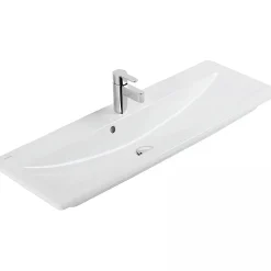 Lavabo mural céramique traditionnelle SANINDUSA Look 83x46 blanc (robinet et vidage non inclus)