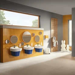 Lavabo pour enfant VITRA Sento Kids 45 cm avec cache bonde