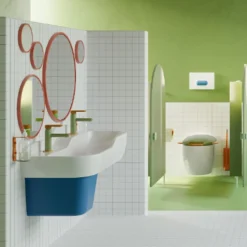 Lavabo pour enfant VITRA Sento Kids 85 cm avec trop-plein