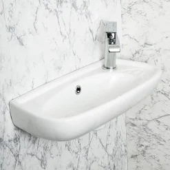 Lavabo suspendu ELFY 51 cm en ceramique