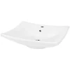 Lavabo vasque à poser / suspendu céramique salle de bain lave-mains 605 x 460 mm