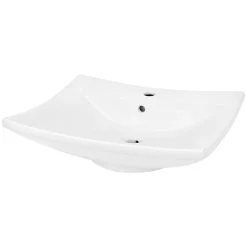 Lavabo vasque à poser / suspendu céramique salle de bain lave-mains 605 x 460 mm
