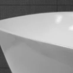 Lavabo vasque a poser en ceramique blanche Evier ovale salle de bain 505x385 mm