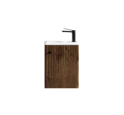 Lave main 40 cm chêne brun vieilli Aqualegno