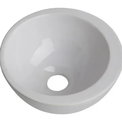 Lave mains design en bol blanc