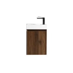 Lave-main 40 cm noyer Aquastretto