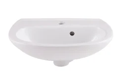 Lave-mains céramique blanc GoodHome Zuari