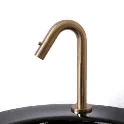 Lave-mains cuivre brossé eau froide Essebagno Indus
