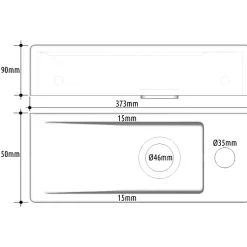 Lave-mains gain de place noir mat à suspendre 37 x 15 cm - robinet à droite - Longine