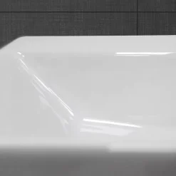 Lave-mains lavabo vasque salle de bain ceramique rectangulaire blanc 350x205mm