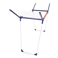 LEIFHEIT 81620 Sechoir sur pied Pegasus 160 Solid Slim, sechoir a linge 16 metres, pliable pour exterieur + interieur
