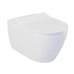 LIVEA Bello Cuvette seule sans abattant, sans bride, Blanc (1295-001)