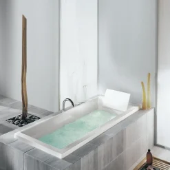 Lot baignoire droite 170 X 70 JACOB DELAFON Evok + pare-bain noir mat