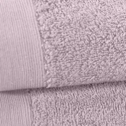 Lot de 2 draps de bain 500 g/m² Lavandin 70x130 cm STUDIO