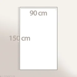 Lot de 2 draps de bain 90x150 cm ALPHA bleu Ciel