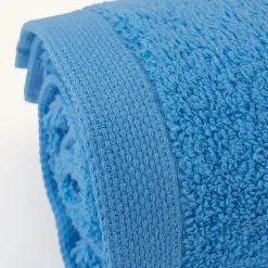 Lot de 2 draps de douche 70x130 cm ALPHA bleu Turquoise