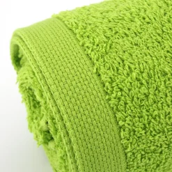 Lot de 2 draps de douche 70x130 cm ALPHA vert Pistache