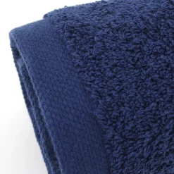 Lot de 2 draps de douche 70x130 cm ALPHA bleu Marine