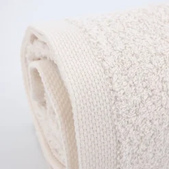 Lot de 2 draps de douche 70x130 cm ALPHA ivoire