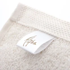 Lot de 2 draps de douche 70x130 cm ALPHA ivoire