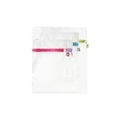 Lot de 4 Filets de Lavage "Fragile" 53cm Transparent