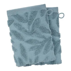 Lot de 2 gants - coton - bleu - 15x21 cm - Atmosphera
