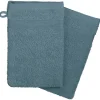 Lot de 2 gants de toilette 15 x 21 cm Couleur moderne orage