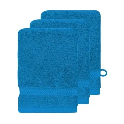 Lot de 3 gants de toilette 550 g/m² Ocean 16x22 cm LUXURY